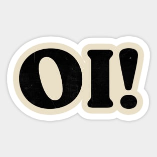 Oi! Sticker